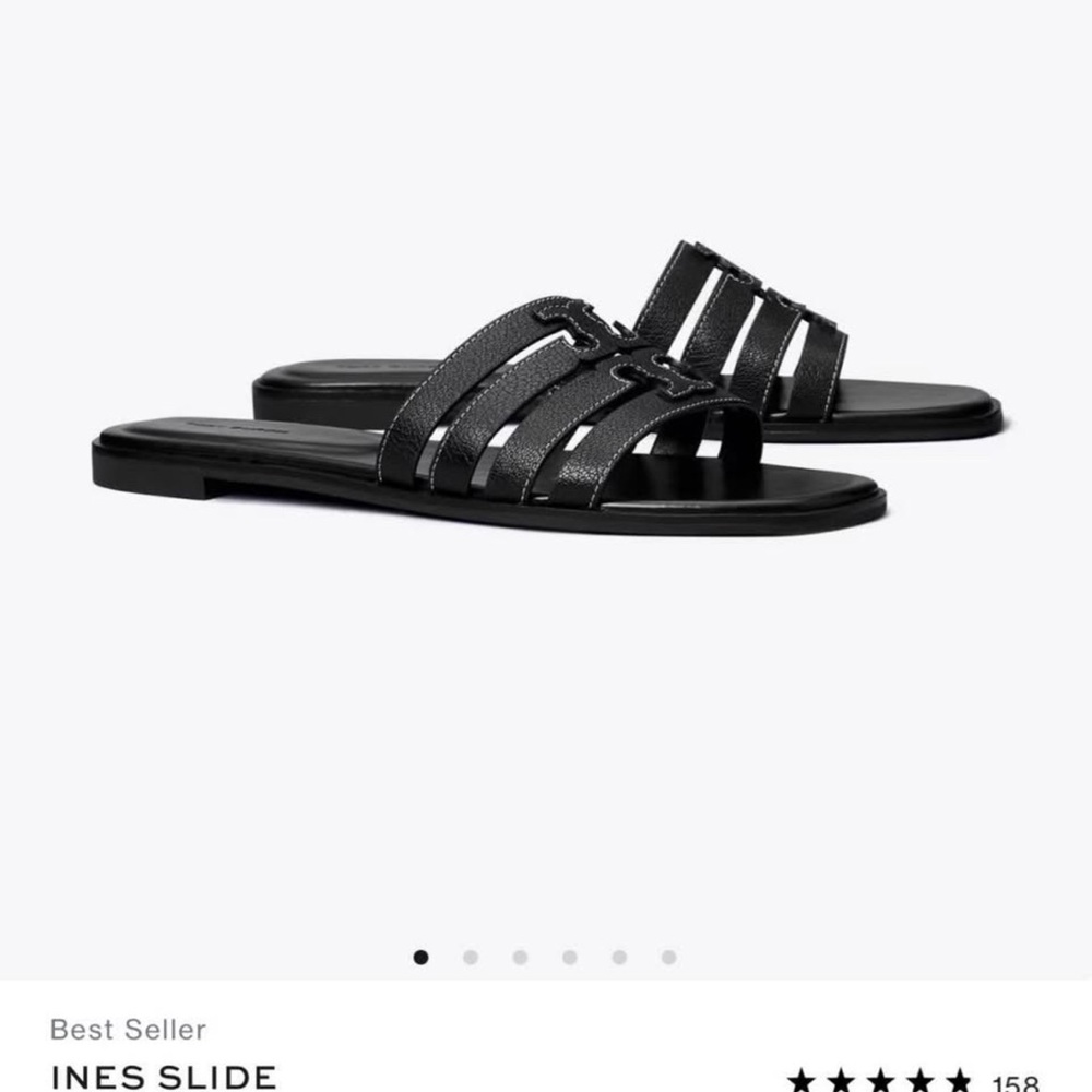 Tory Burch Black Slide Sandals